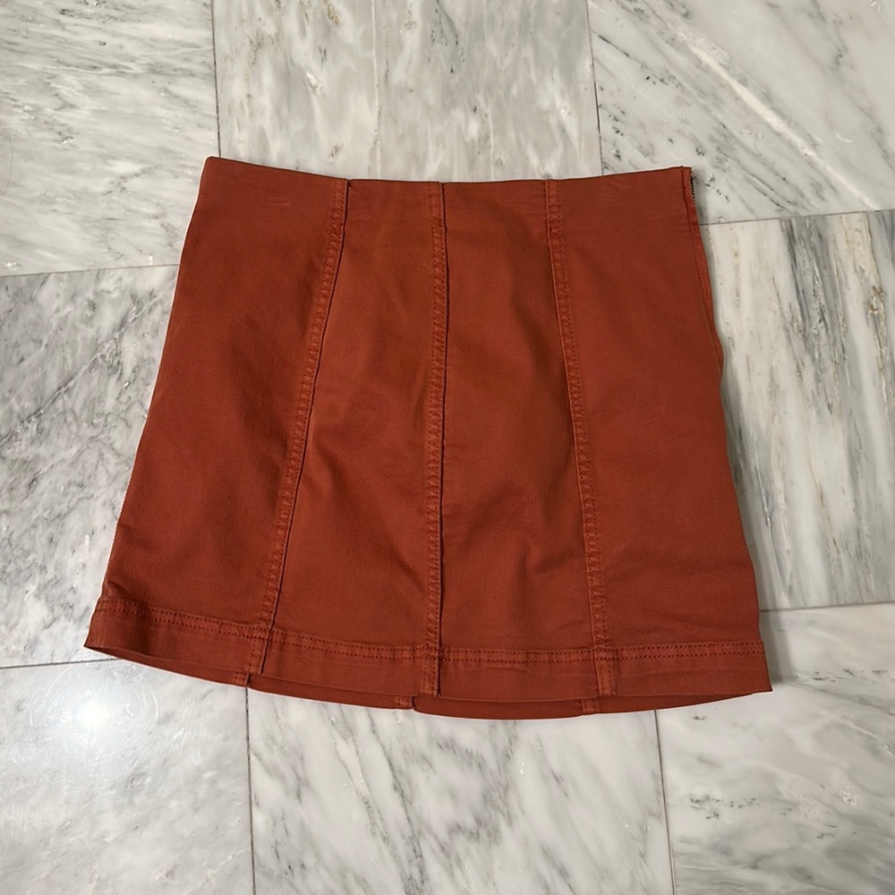 Wild fable brown jean skirt